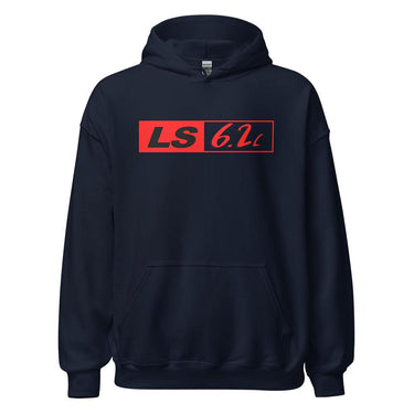 LS GM 6.2 LS3 Engine Hoodie in navy